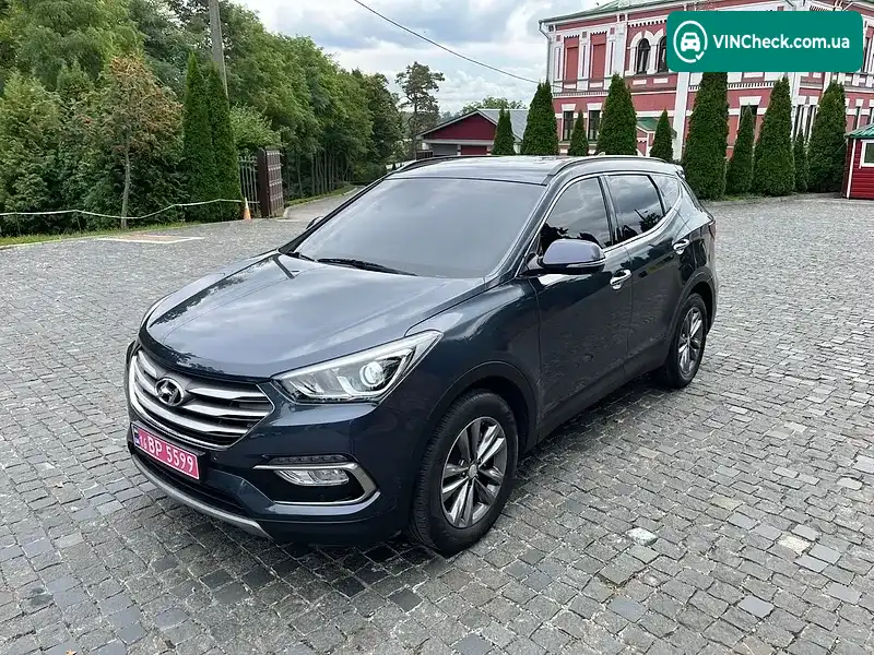 Hyundai Santa FE 2017, фото з оголошення 2 з 20, VIN KMHSW81UBJU846828