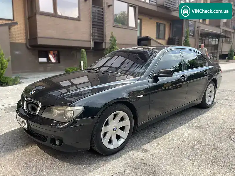 BMW 7 Series 2007, фото з оголошення 2 з 20, VIN WBAHL61080DN93964