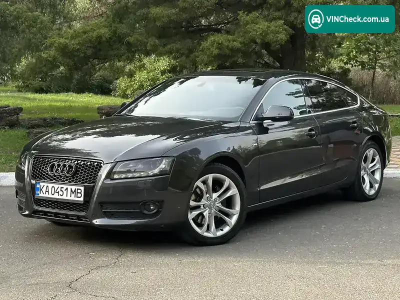 Audi A5 Sportback 2009, фото з оголошення 1 з 20, VIN WAUZZZ8T3AA038346