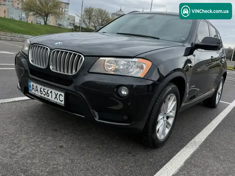 BMW X3 2012, фото з оголошення 1 з 20, VIN 5UXWX9C52D0A24812
