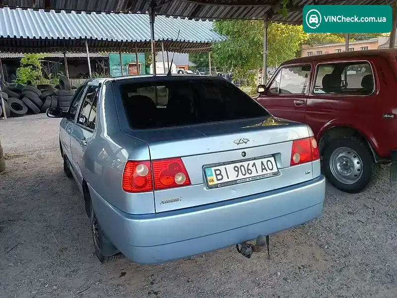 Chery Amulet 2007, фото з оголошення 2 з 20, VIN Y6DDA11B78D008742