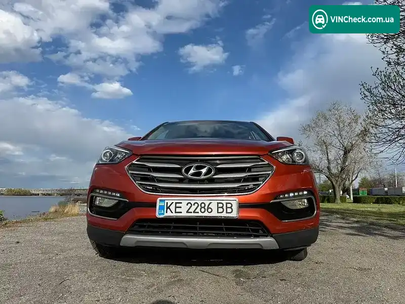 Hyundai Santa FE 2017, фото з оголошення 2 з 20, VIN 5XYZTDLB3HG497134