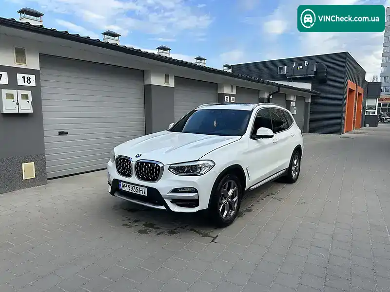 BMW X3 2020, фото з оголошення 2 з 15, VIN 5UXTY5C03M9E37783