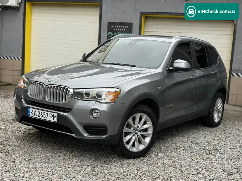 BMW X3 2015, фото з оголошення 1 з 20, VIN 5UXWX9C52G0D77295