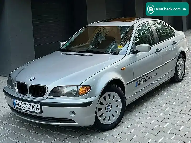 BMW 3 Series 2002, фото з оголошення 1 з 20, VIN WBAAY31010KP07283