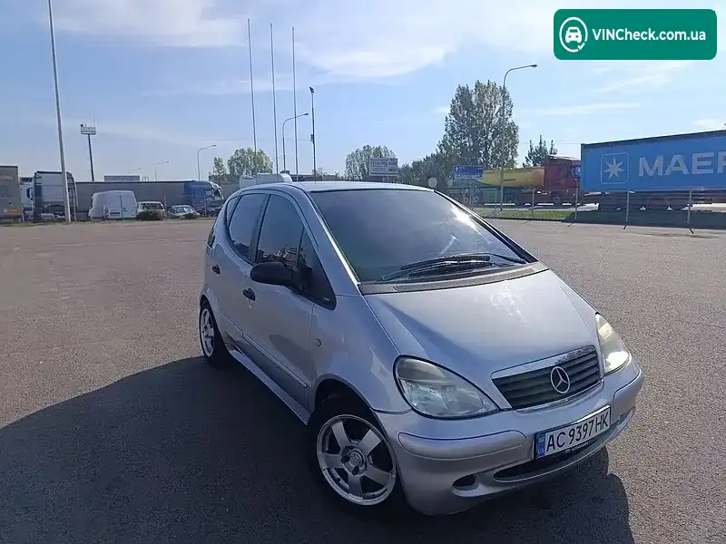 Mercedes-Benz A-Class 2002, фото з оголошення 1 з 20, VIN WDB1680091J877398