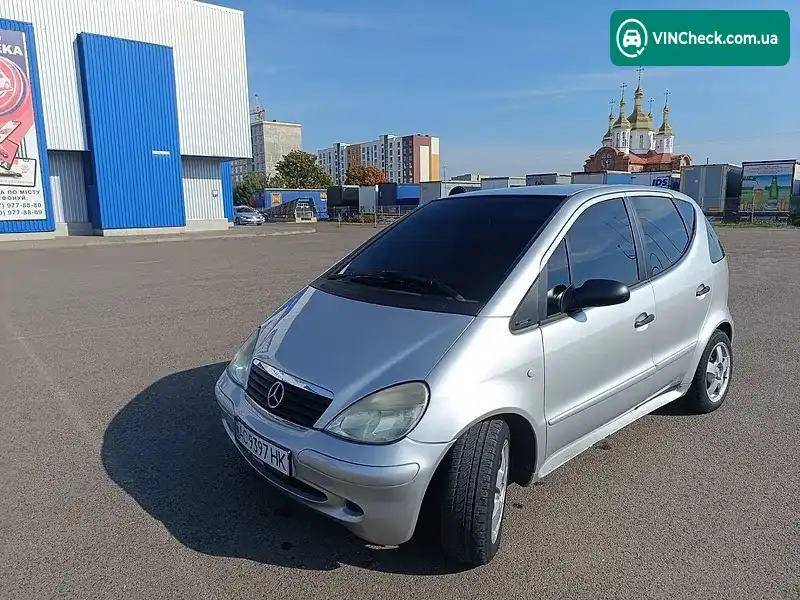 Mercedes-Benz A-Class 2002, фото з оголошення 2 з 20, VIN WDB1680091J877398