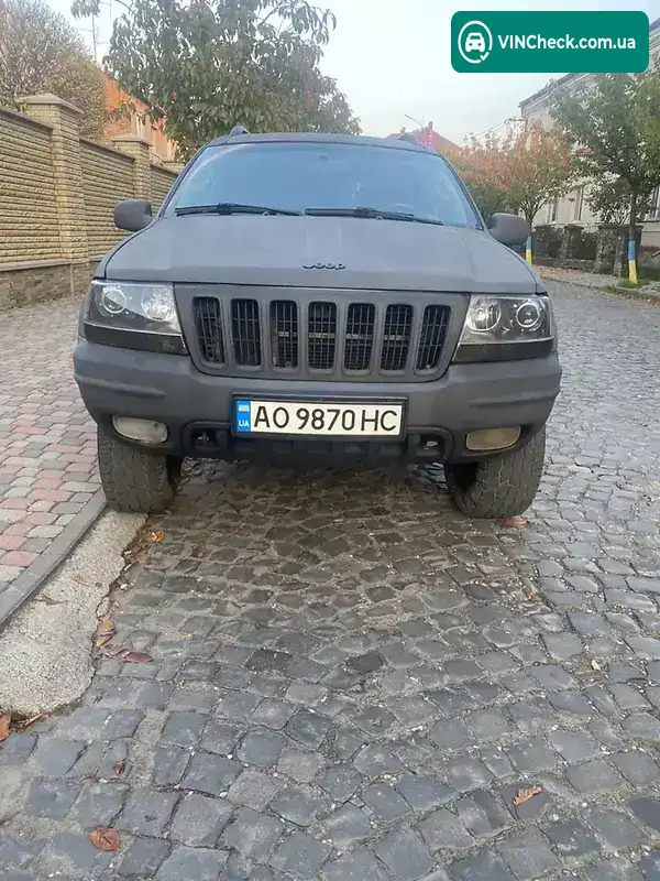 Jeep Grand Cherokee 2002, фото з оголошення 1 з 12, VIN 1J8GWE8222Y122176