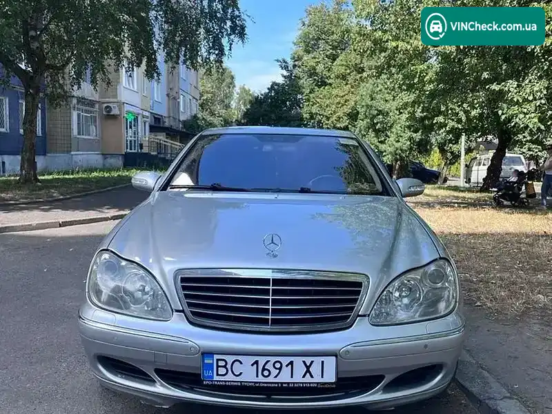 Mercedes-Benz S-Class 2002, фото з оголошення 2 з 16, VIN WDB2200251A333727