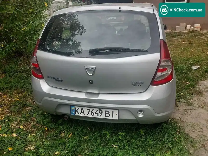 Dacia Sandero 2009, фото з оголошення 2 з 8, VIN UU1BSDMER41996027