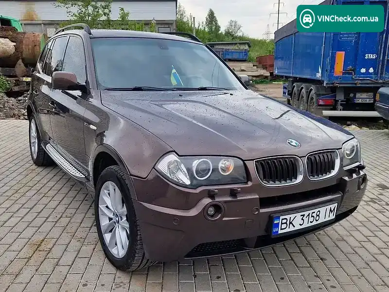 BMW X3 2004, фото з оголошення 1 з 10, VIN WBAPB51090WB48200