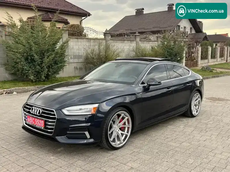 Audi A5 Sportback 2018, фото з оголошення 2 з 20, VIN WAUANCF53JA004949