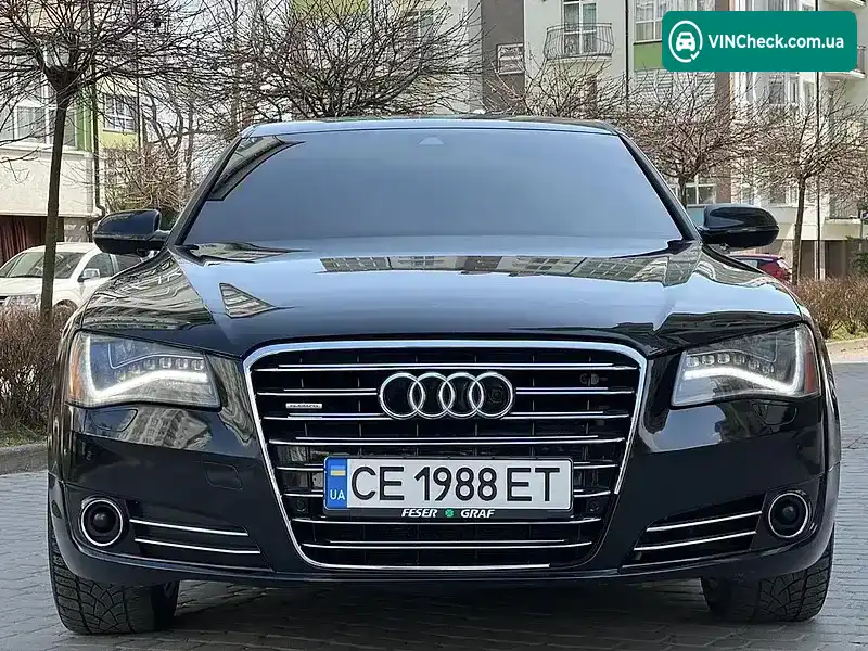 Audi A8 2013, фото з оголошення 1 з 20, VIN WAURGAFDXEN003868