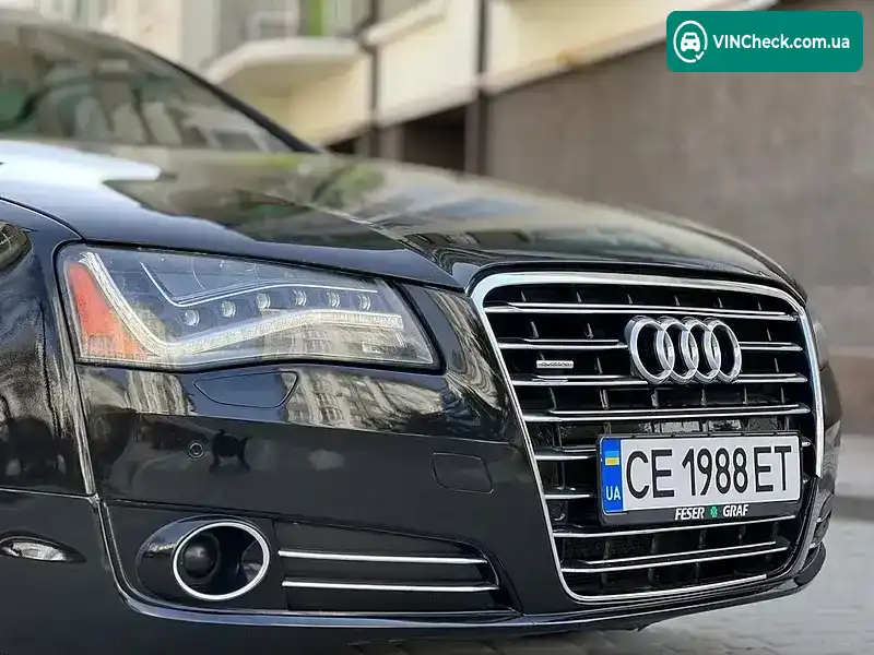 Audi A8 2013, фото з оголошення 2 з 20, VIN WAURGAFDXEN003868