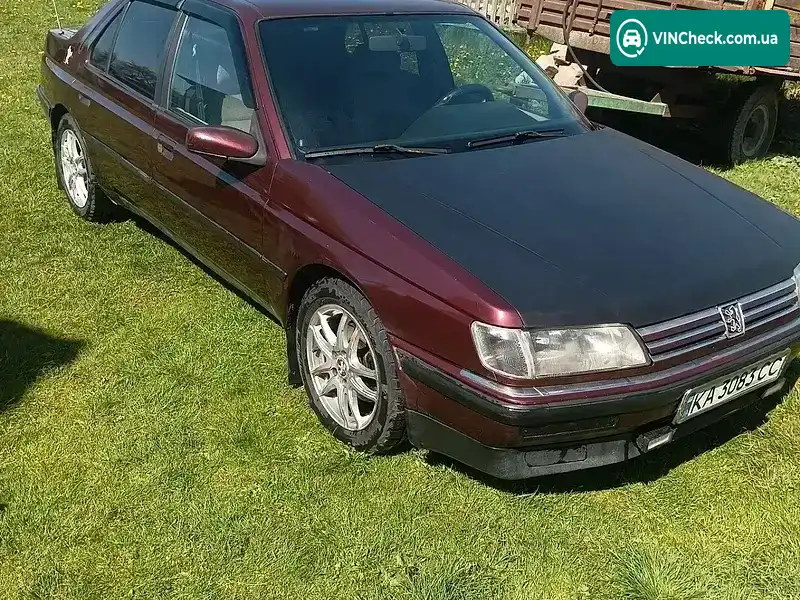 Peugeot 605 1992, фото з оголошення 1 з 7, VIN VF36BRFZ890864146