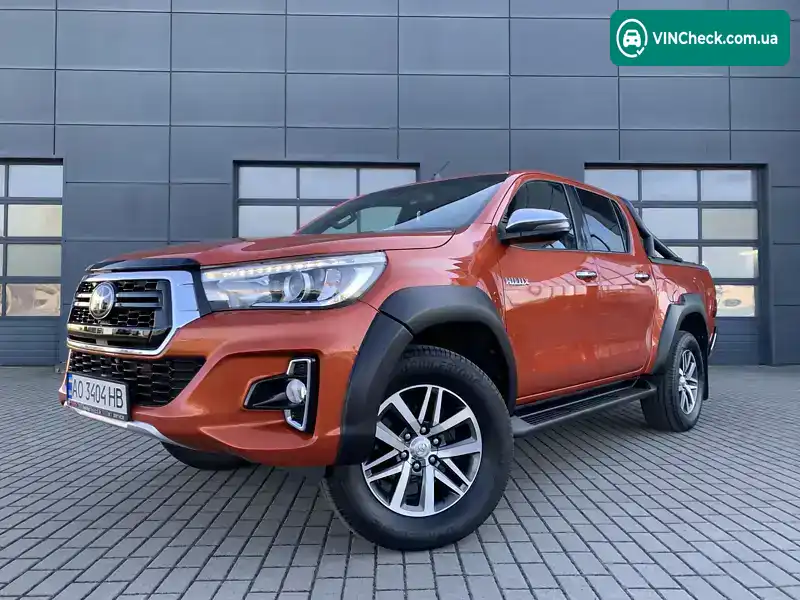 Toyota Hilux 2019, фото з оголошення 1 з 20, VIN AHTBB3CD101758736