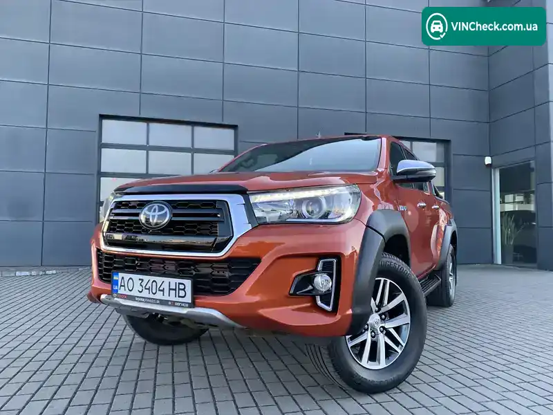 Toyota Hilux 2019, фото з оголошення 2 з 20, VIN AHTBB3CD101758736