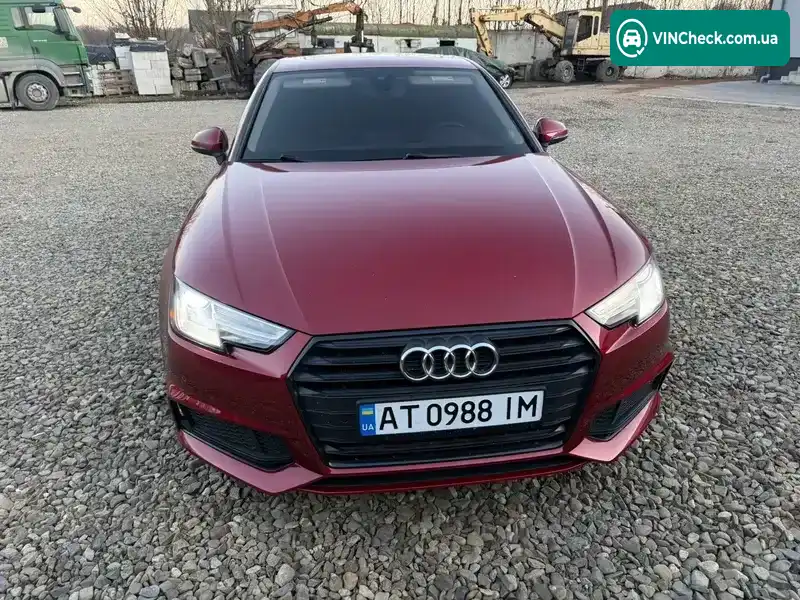 Audi A4 2019, фото з оголошення 2 з 21, VIN WAUGMAF45KN017107