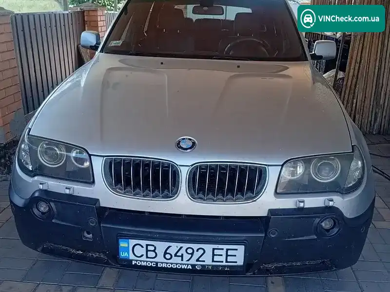 BMW X3 2005, фото з оголошення 1 з 10, VIN WBAPB51080WD45732