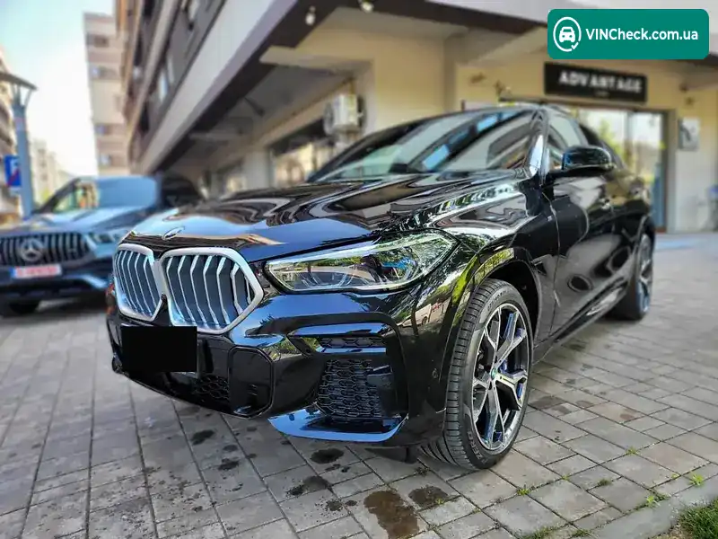BMW X6 2022, фото з оголошення 2 з 9, VIN WBAGT210409L37361