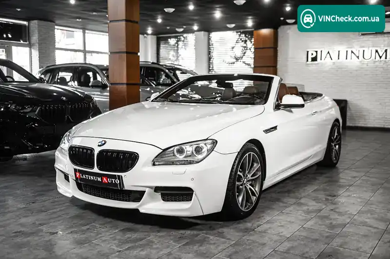 BMW 6 Series 2012, фото з оголошення 1 з 20, VIN WBALW71030C956474