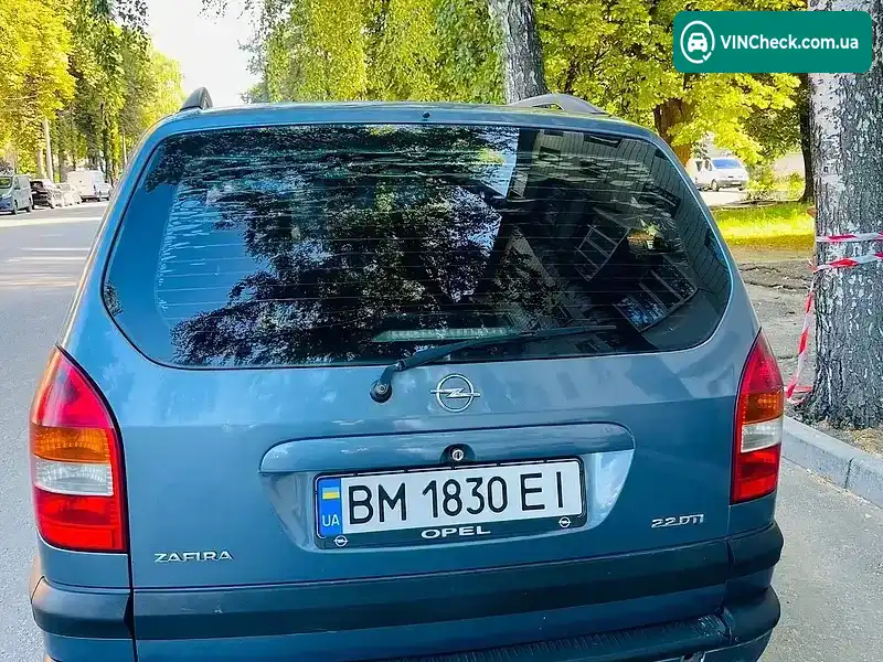Opel Zafira 2000, фото з оголошення 2 з 11, VIN W0L0TGF7512006447