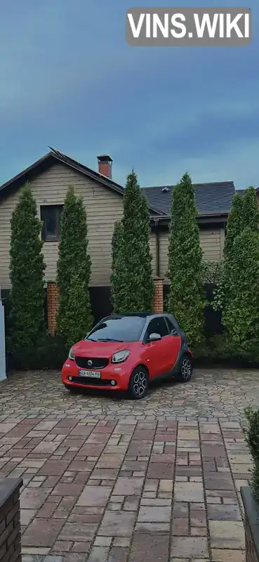 Smart Fortwo 2017, фото з оголошення 1 з 21, VIN WMEFJ9BAXHK229823