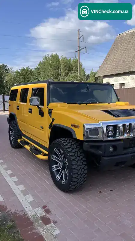 Hummer H2 2003, фото з оголошення 2 з 21, VIN 5GRGN23U23H109266