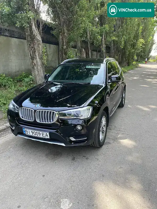 BMW X3 2016, фото з оголошення 1 з 20, VIN WBAWX310200L79134