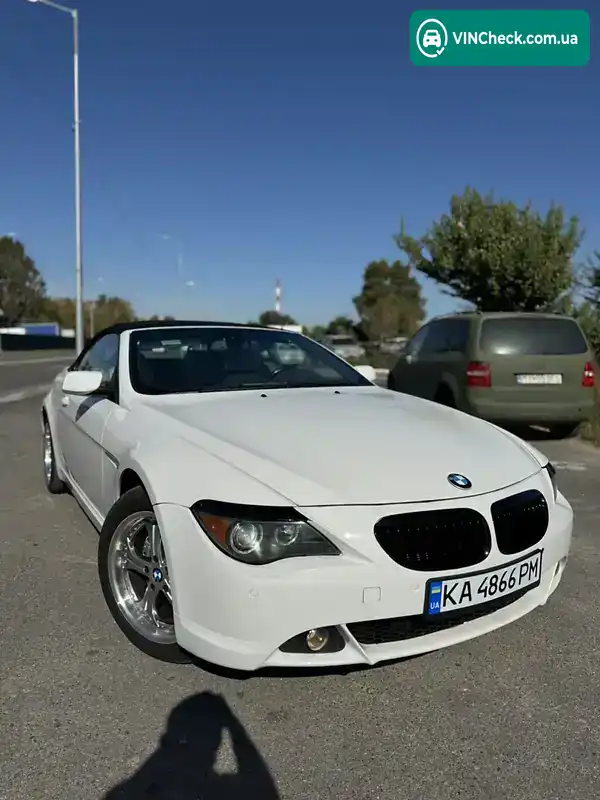 BMW 6 Series 2004, фото з оголошення 1 з 12, VIN WBAEK73454B321577