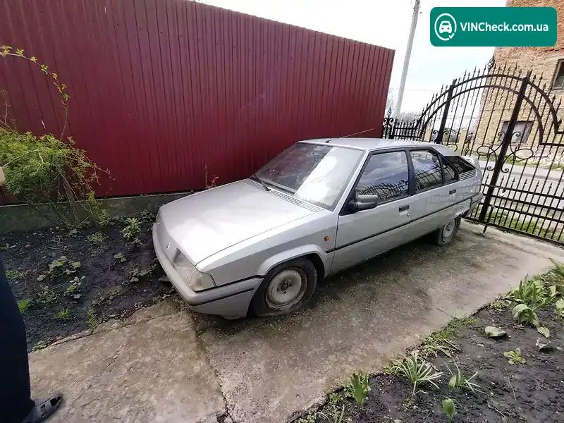 Citroen BX 1986, фото з оголошення 1 з 7, VIN VF7XBXD0019XD1764