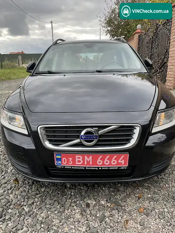 Volvo V50 2011, фото з оголошення 1 з 20, VIN YV1MW76F2B2598487