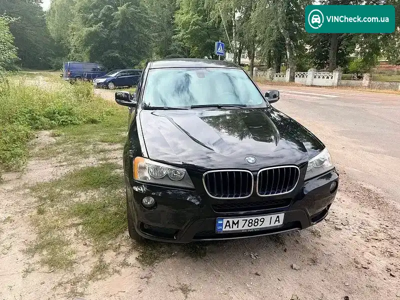 BMW X3 2012, фото з оголошення 1 з 20, VIN 5UXWX9C56DL874471