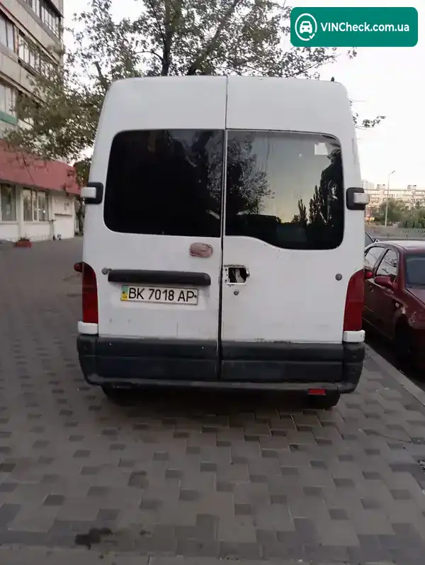 Opel Movano 2000, фото з оголошення 1 з 9, VIN VN1F9CCH522033153