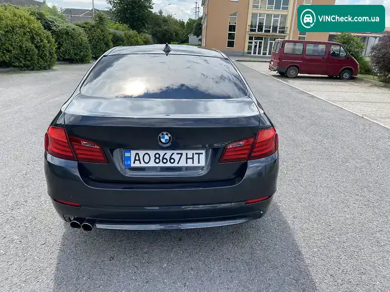 BMW 5 Series 2012, фото з оголошення 2 з 8, VIN WBAFV31070DW18062