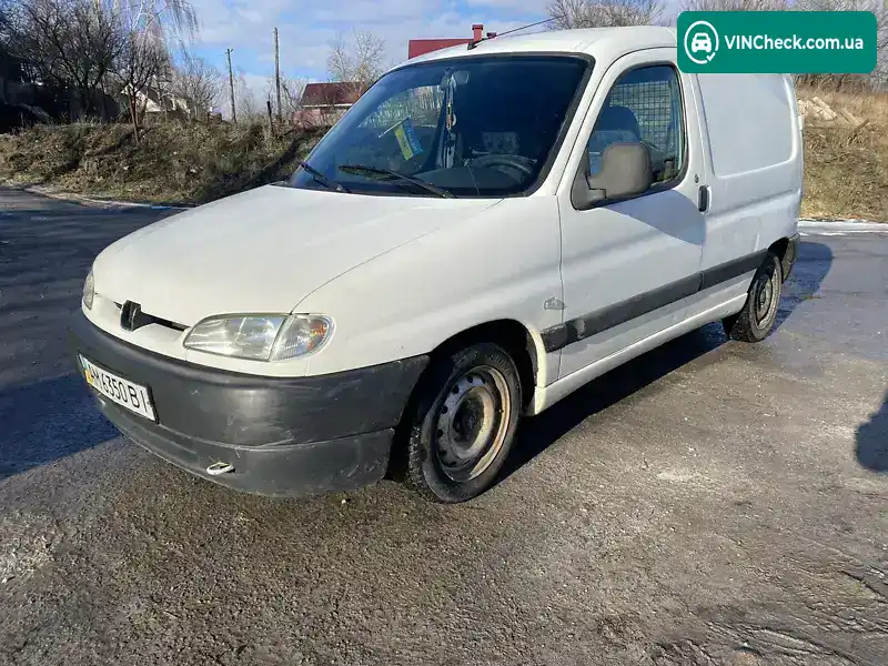 Peugeot Partner 2001, фото з оголошення 1 з 17, VIN VF35BWJYF60348189