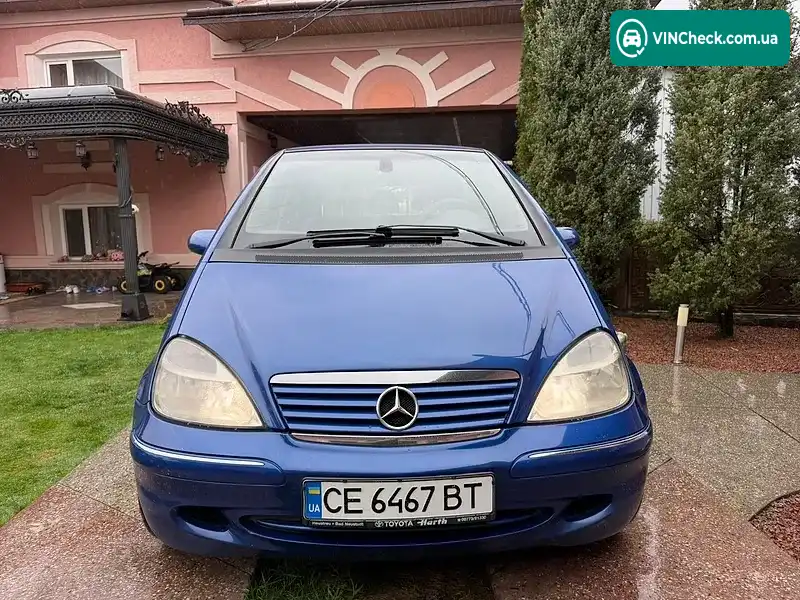 Mercedes-Benz A-Class 2002, фото з оголошення 2 з 20, VIN WDB1681091J751387