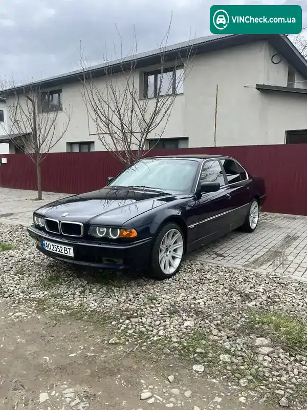 BMW 7 Series 1999, фото з оголошення 1 з 17, VIN WBAGE01060DH85907