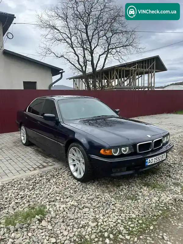 BMW 7 Series 1999, фото з оголошення 2 з 17, VIN WBAGE01060DH85907