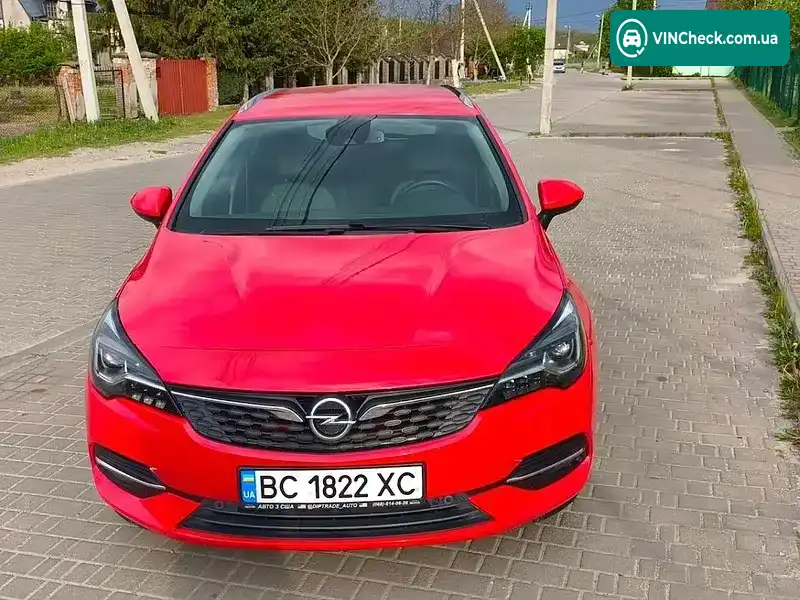 Opel Astra 2020, фото з оголошення 2 з 20, VIN W0VBE8EV4M8003428