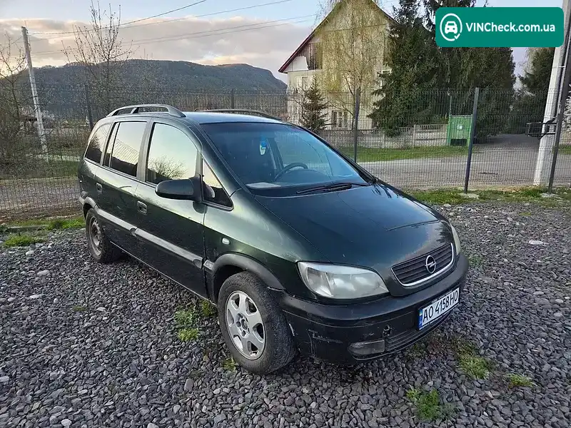 Opel Zafira 2000, фото з оголошення 1 з 10, VIN W0L0TGF75Y2126515