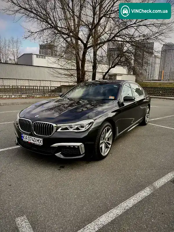 BMW 7 Series 2018, фото з оголошення 1 з 21, VIN WBA7E4C55KGV70176