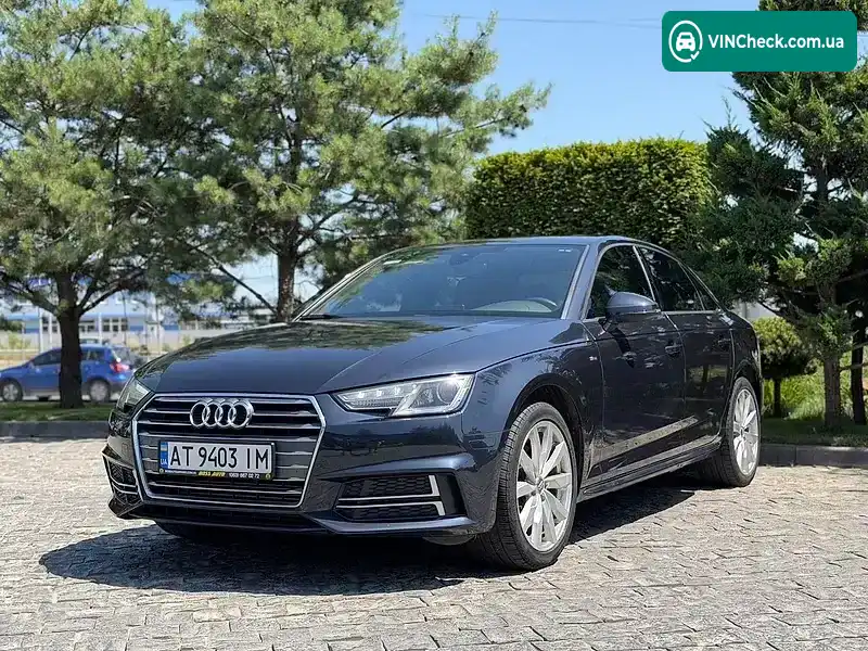 Audi A4 2018, фото з оголошення 2 з 10, VIN WAUKMAF47JN011382