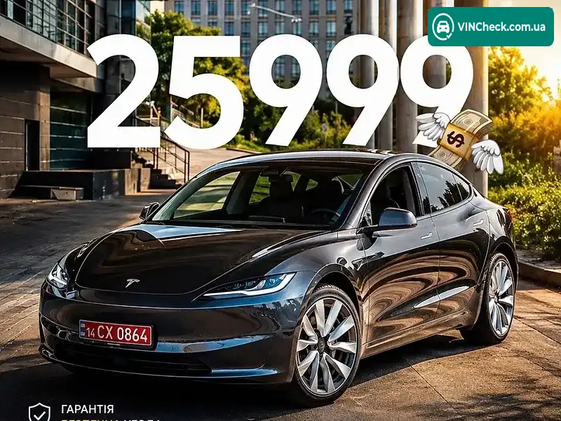 Tesla Model 3 2025, фото з оголошення 2 з 18, VIN 5YJ3E1EB5SF996415