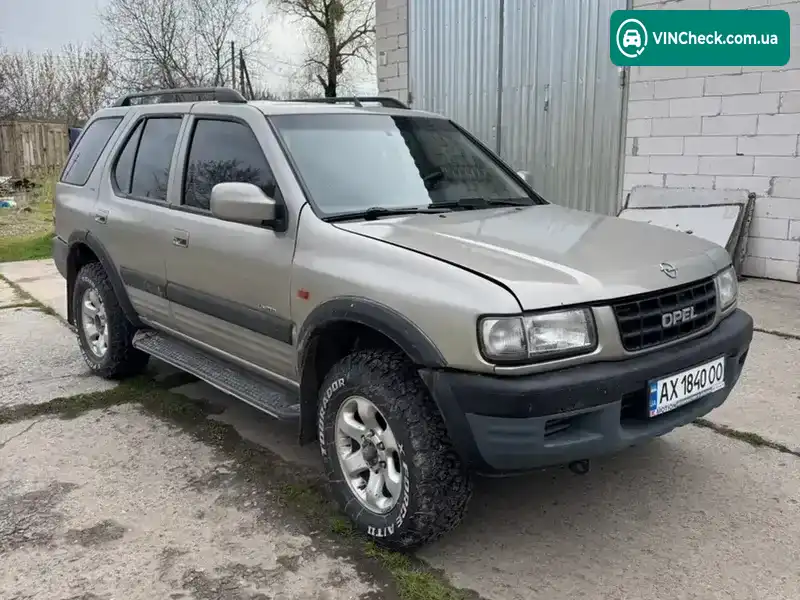 Opel Frontera 1999, фото з оголошення 1 з 11, VIN W0L06B1VFYV615006
