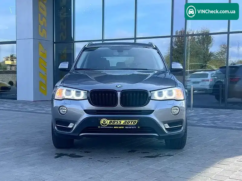 BMW X3 2017, фото з оголошення 2 з 20, VIN 5UXWX7C38H0U44273