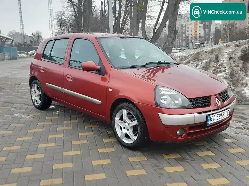 Renault Clio 2004, фото з оголошення 1 з 17, VIN VF1BB2T0532393974