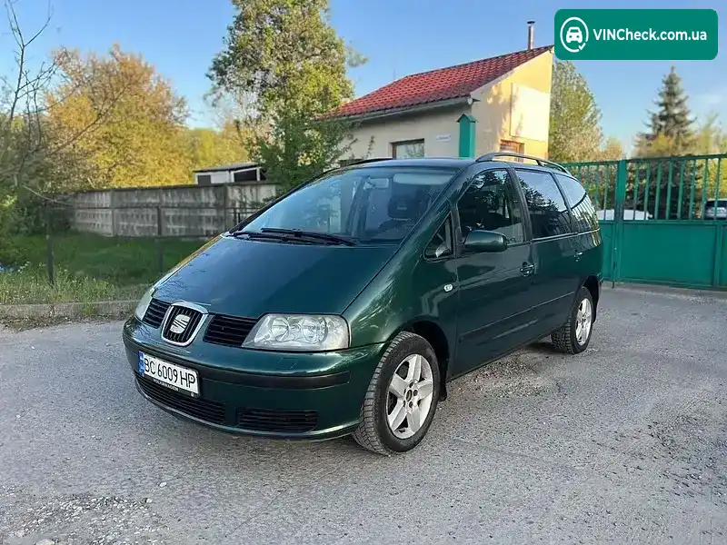 SEAT Alhambra 2001, фото з оголошення 1 з 21, VIN VSSZZZ7MZ2V512886