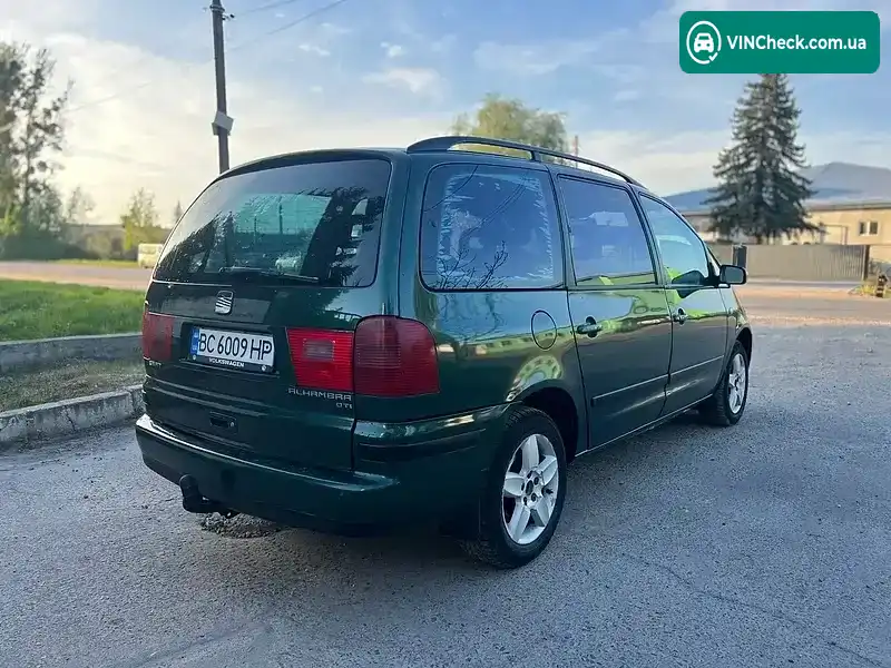 SEAT Alhambra 2001, фото з оголошення 2 з 21, VIN VSSZZZ7MZ2V512886