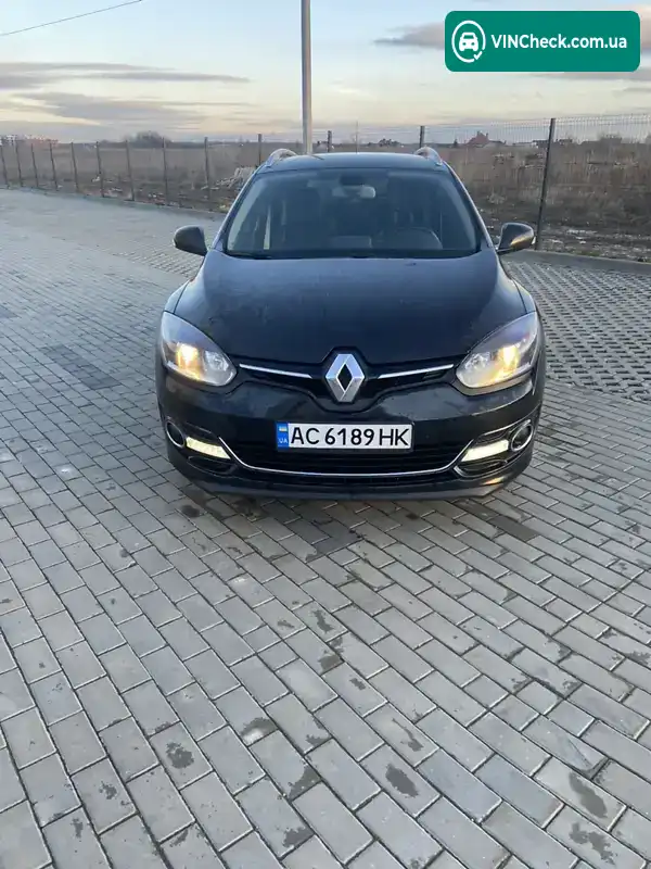 Renault Megane 2015, фото з оголошення 1 з 8, VIN VF1KZ030H53663654